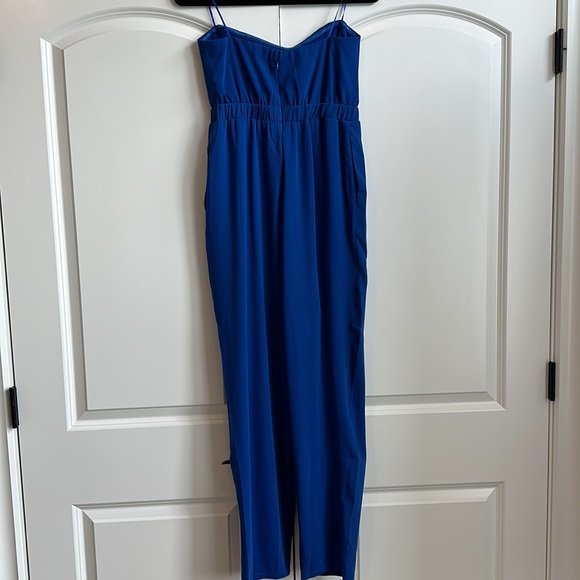 19 Cooper Strapless Blue Jumpsuit - Picture 4 of 7